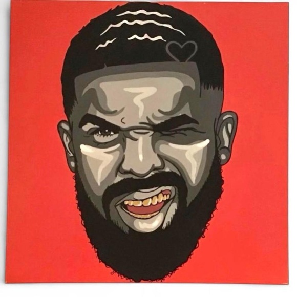 COPY - Drake Portrait painting - Picture 1 of 4